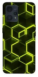 Чохол Demsky Neon hexagon для Realme 9 4G / 9 Pro+