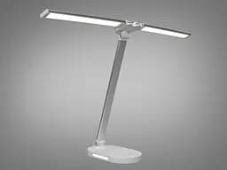 Світлодіодна настільна нічна лампа, 14 Вт, колір: хром сатин