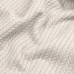 Плед-покривало Cosas Knitted Braid Ivory косичка 75х95 см (Blanket_05Ivory_KnittedBraid_75x95) - мініатюра 4