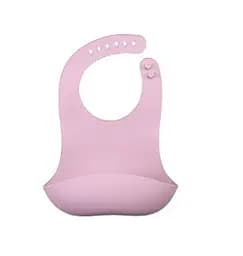 Силиконовый нагрудник слюнявчик 31х22 см, без бисфенола А, Mauve