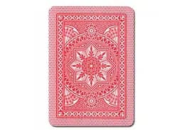 Карти гральні United States Playing Card Company Modiano Poker Cristallo 100% Plastic Jumbo Index (red) (MPC100JR) - мініатюра 2