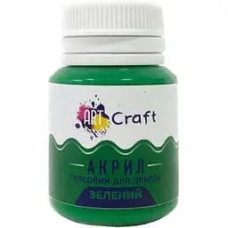 Акрилова фарба ArtCraft глянцева Зелена AG-7553 20 мл