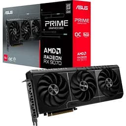 Видеокарта Asus PRIME Radeon RX 9070 OC 16 GB (PRIME-RX9070-O16G) UA [134101]