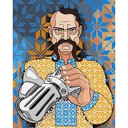 Картина за номерами "Український кіборг" ©mosyakart Ideyka KHO2594 40х50 см