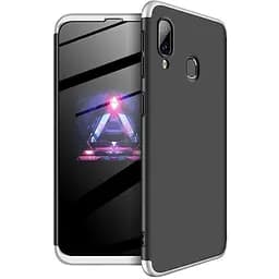 Чохол-накладка GKK 3 in 1 Hard PC Case Samsung Galaxy A40 Silver/Black