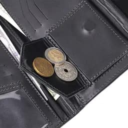 Чоловіче шкіряне портмоне GRANDE PELLE 21х10х1,5 см acs0022809 - мініатюра 4