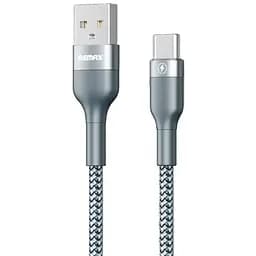 Кабель Remax Sury 2 USB 2.0 to Type-C 2.4 A 1 метр усиленный оплеткой (RC -064a-s) серый