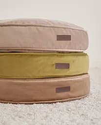 Лежак-подушка ортопедична для собак "Pearl" з ефектом пам'яті Memory Foam трав'яний М 85см - мініатюра 5