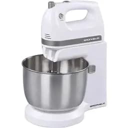 Стаціонарний ручний міксер Grunhelm GRM662B 500 Вт 3.5 л 5 швидкостей із металевою чашею Білий