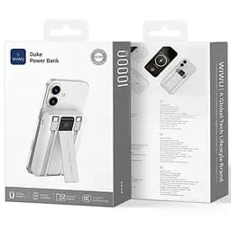 Портативний ЗП Power Bank Wiwu Wi-P061 22.5W+PD20W з БЗП+iWatch with cable 10000 mAh White - мініатюра 4