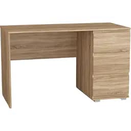 Стіл комп'ютерний на 3 ящики з ДСП, 11 кольорів II S-04 Дуб сонома