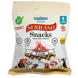 Натуральні ласощі для собак Serrano Snack Ягня 100 г