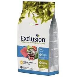 Корм Exclusion Adult Tuna Medium Breed для дорослих собак середніх порід з тунцем 12 кг