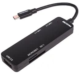 USB-Хаб Maxxter USB 3.0 Type-C HU3C-3PTF-01 (HU3C-3PTF-01)