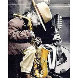 Алмазна мозаїка Strateg ПРЕМІУМ Музичний стиль із дитинства розміром 30х40 см (HEG86036)