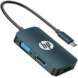 Переходник USB-C to HDMI + VGA + DP HP (HP_DHC-CT200)