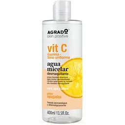 Мицеллярная вода Agrado для снятия макияжа с витамином С 400 мл