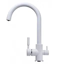 Змішувач для кухні під осмос Globus Lux Lazer GLLR-0333-7-WHITE (19235) - мініатюра 2