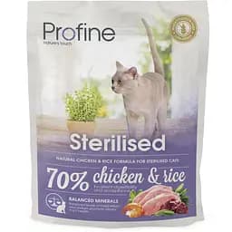 Сухой корм для стерилизованных котов Profine Cat Sterilised с курицей и рисом 300 г