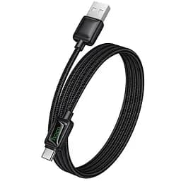 Дата кабель Hoco U146 Mundo USB to Type-C 36W (1.2m) Black - мініатюра 6