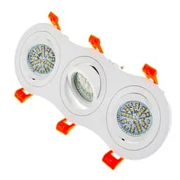 Світильник врізний поворотний Brille HDL-DT 108/3 MR16 WH 36-248 - мініатюра 6