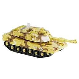 Танк инерционный, WY410A/B, звук, подсветка, подвижная башня, масштаб 1:16 (В ассортименте)