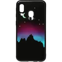 Чохол-накладка Toto Night Light Print Glass Case Samsung Galaxy A40 Young Moon