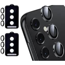 Защитное стекло на камеру DK для Samsung Galaxy A14 A145/A146 Metal Ring Eagle Eye 015722 black 2 шт.