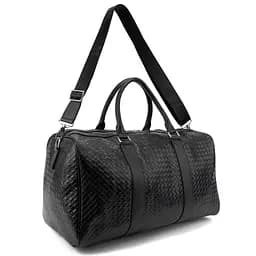 Дорожня шкіряна сумка TIDING BAG A25F-8957-9A чорна - мініатюра 6