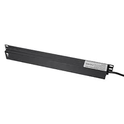 Блок розеток Trinix TRX-PDU/8M-16А Black для комутаційної шафи 19" на 8 розеток, з вимикачем (25-00110) - мініатюра 4