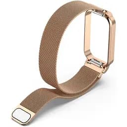 Ремінець DK CDK Metal Milanese Loop Magnetic для Xiaomi Mi Band 8 Active (016244) (rose gold) - мініатюра 3