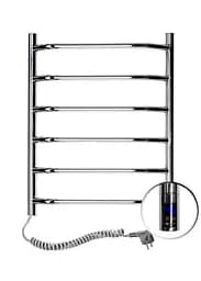 Электрический полотенцесушитель Navin Блюз 480x600 Sensor левый с таймером 10-006133-4860, Хром, Левое, Электронный
