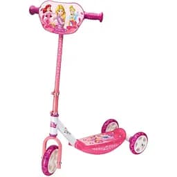 Самокат Smoby Toys Дисней Принцессы с металлической рамой трехколесный розовый (750153)