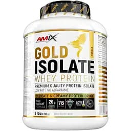 Протеин Amix Gold Whey Protein Isolate Ваниль 2.28 кг (818101)