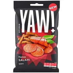 Сухарики стікси Yaw! зі смаком салямі 50 г