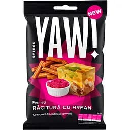 Сухарики стікси Yaw! зі смаком холодця з хроном 50 г