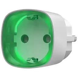 Ajax Розумна розетка з лічильником енергоспоживання Socket біла, Jeweller, 230V, 11А, 2.5 кВт