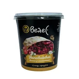 Наповнювач Вишня Велес зі шматочками 400 г 