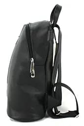 Рюкзак жіночий Borsacomoda з натуральної шкіри 14 л 31×34×14 см Чорний - мініатюра 3