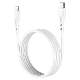 Кабель Hoco X55 Trendy PD charging data cable for Lightning Білий - мініатюра 2