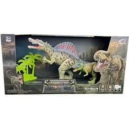 Набор Dino Toys Dinosaur World Спинозавр и Тиранозавр со звуковым эффектом F40 2 шт. (Q9899-F40-1)