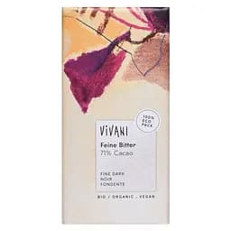 Шоколад чорний Vivani Feine Bitter 71% какао органічний 100 г