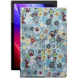 Чехол StatusCASE из экокожи для планшета iHunt PC 10 Pro Круги-цветные