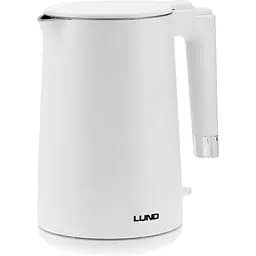 Електрочайник Lund 1.5 л білий 2200 Вт (68207)