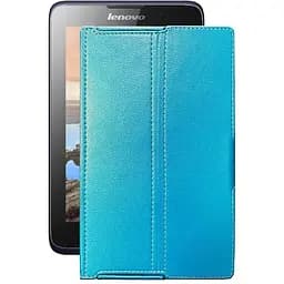 Чехол StatusCASE из экокожи для планшета Lenovo Idea Pad A3500 Голубой