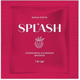 Зубная паста Splash миниатюра освежающая со вкусом малины