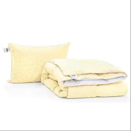 Набір MirSon пуховий №9519 Bio-Beige демі ковдра 140х205 см + подушка бежевий (2200010804911)