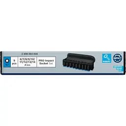 Набір ударних торцевих головок Standart 1/4, 25 мм 9 шт. Bosch hoz0012698 - мініатюра 5