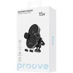 Автотримач із бездротовою зарядкою Proove Rounded Energy 15W [WHRE15010001] [136225] - мініатюра 5