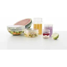 Набір кришок силіконових Lekue Reusable Flexible Lids 11, 15, 20 см (881985) - мініатюра 4